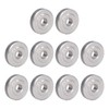 Knurled Thumb Nut 304 Stainless Steel Knurled Flat Head Through