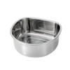 FAB4HOME Washing Up Bowl Stainless Steel Washbasin Plastic-Free Kitchen Sink