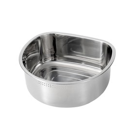 FAB4HOME Washing Up Bowl Stainless Steel Washbasin Plastic-Free Kitchen Sink Dish Sink 8 Litres