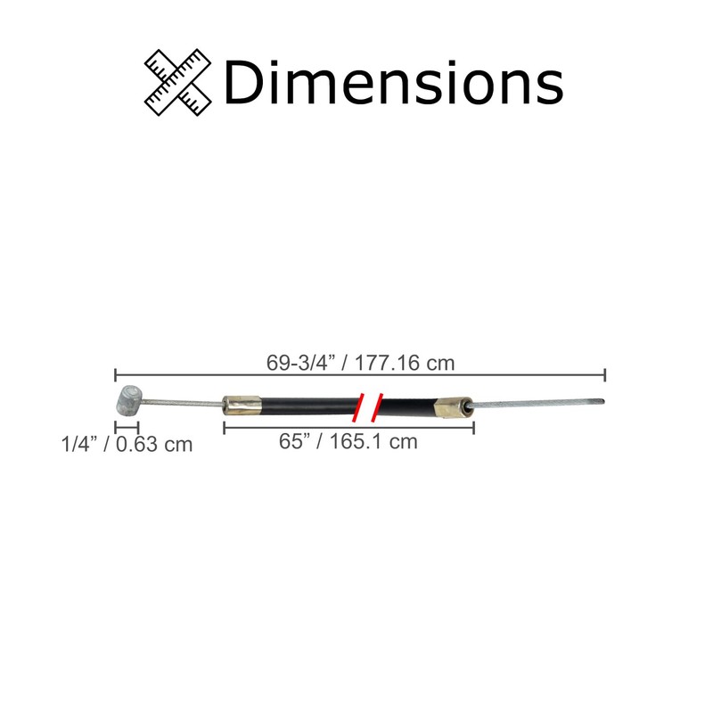 AlveyTech 65" Scooter Brake Cable