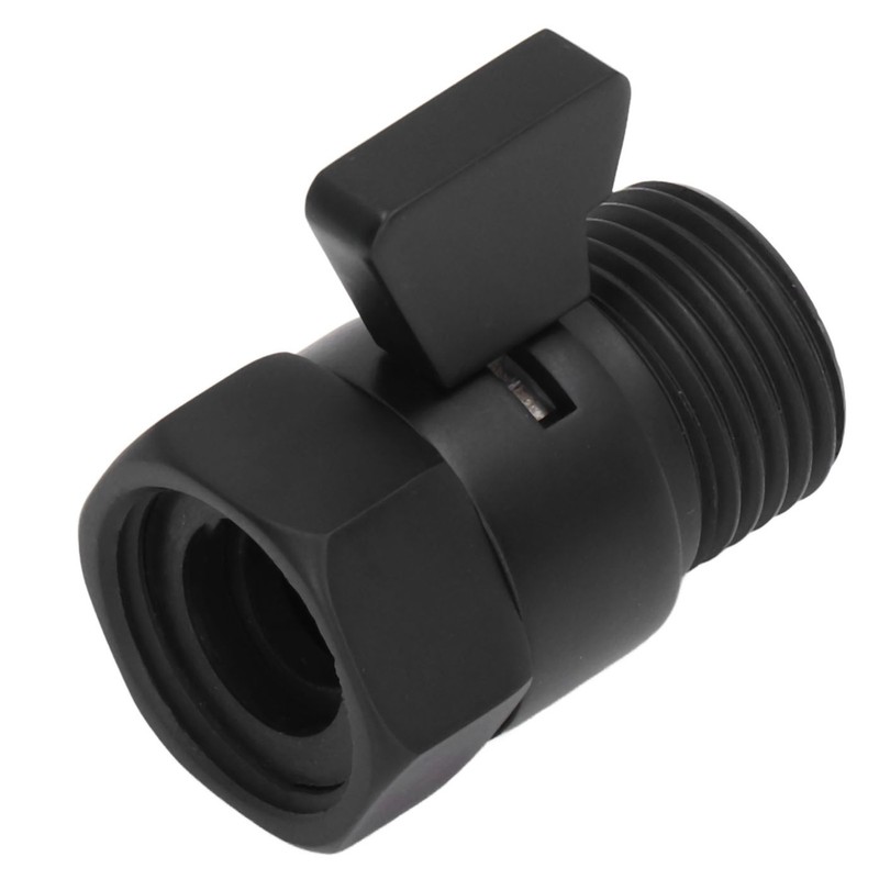 G1/2 Shut Off Valve Brass Water Control Valve Black Shower