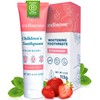 Wellnesse Kids Hydroxyapatite Toothpaste with Xylitol & Fluoride-Free - Natural Ingredients with Strawberry Flavor - Suitable for Toddlers to Baby Kids Toddler - Sensory Friendly, Vegan & Cruelty-Free | Wellnesse