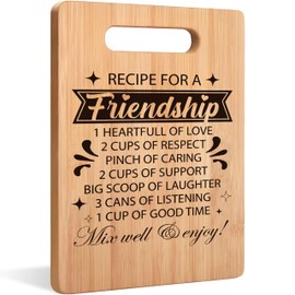 uinwk Friendship Gifts for Women, Best Friend Birthday Gifts for Women Friendship, BFF Gifts, Bestie Gifts for Women, Inspirational Gifts for Women Friends Cutting Board Chopping Board