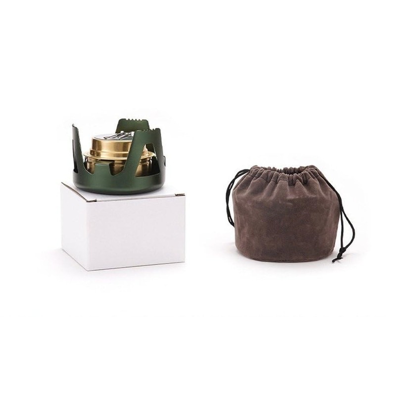 Outdoor Mini Alcohol Stove Kit, Ultra-Light and Portable Camping Stove,