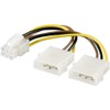Microconnect PI1919 - 4 pin to 6 pin PCI Express