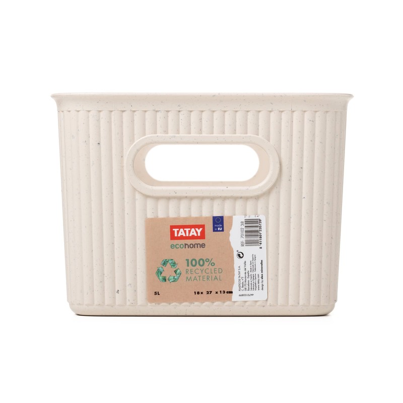 TATAY Storage Box Baobab ECOHOME, 5L Capacity, Polypropylene BPA free,