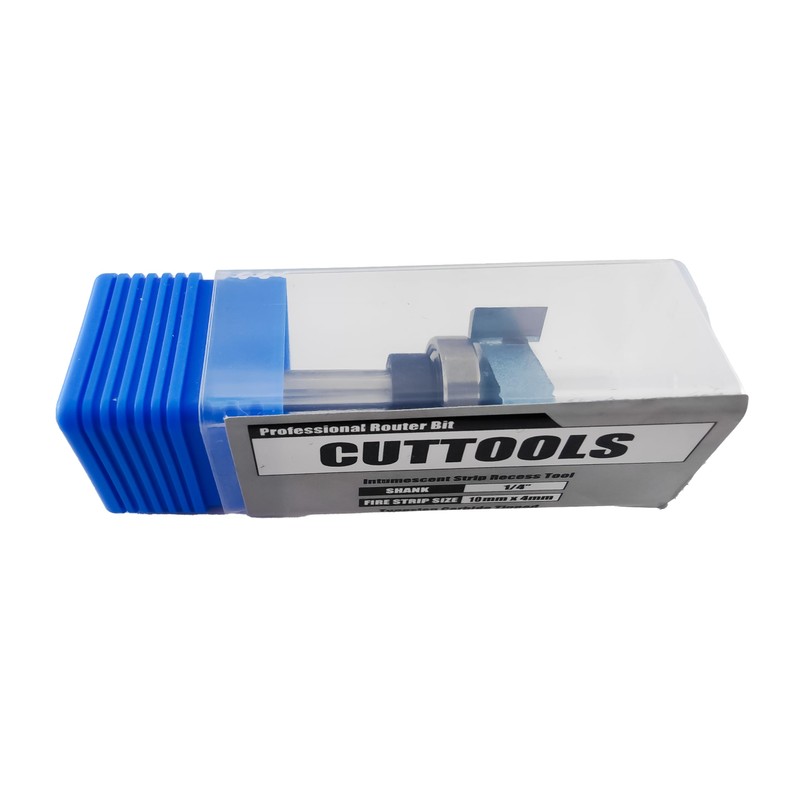 CUTTOOLS Rebate router bit slot cutter for Intumescent Strip 1/4