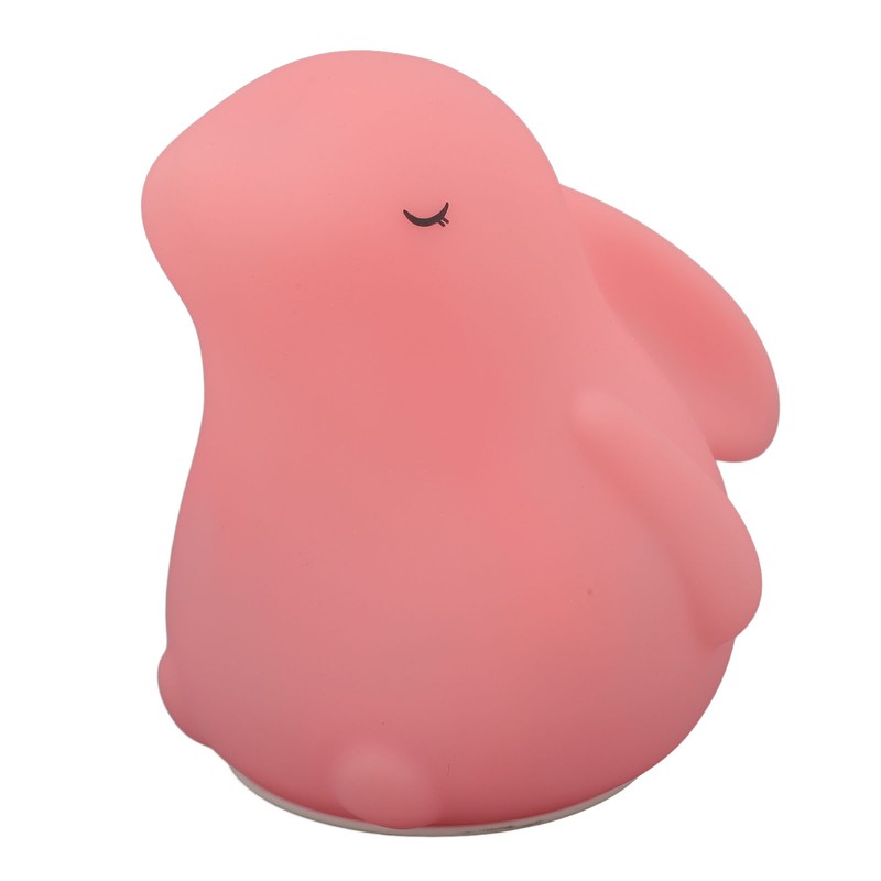 Baby Rabbit Night Light USB Rechargeable 7 Color Changing Toddler