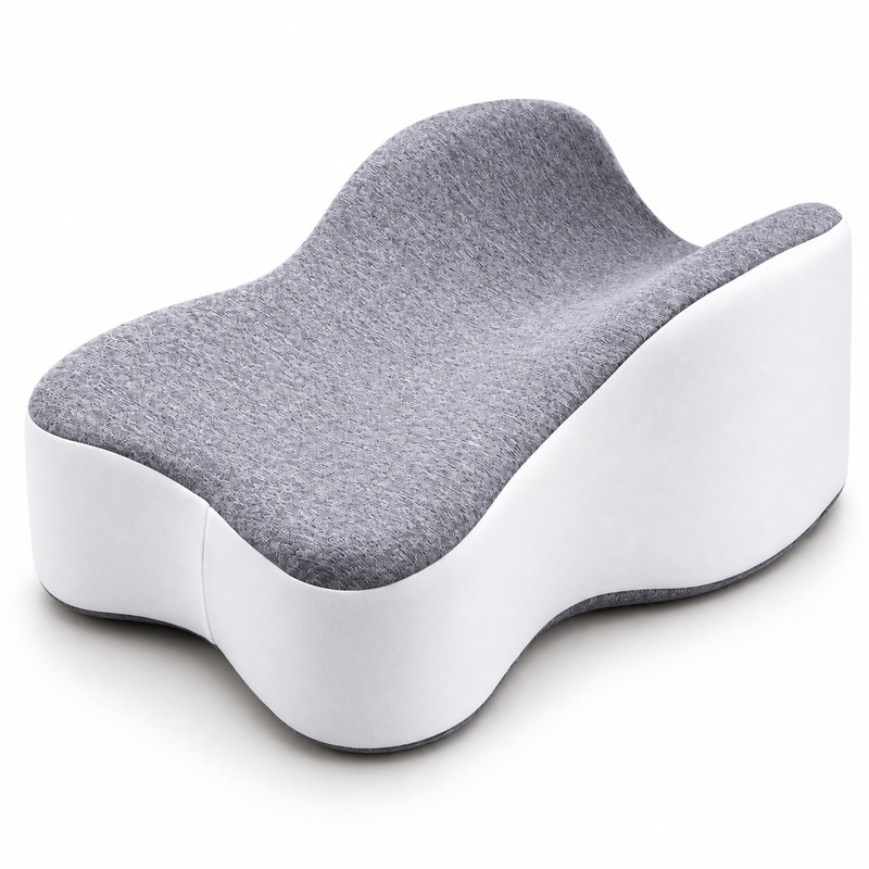 Memory Foam Knee Pillow for Side Sleepers – Ergonomic Leg