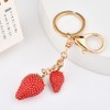 SUBTLE GAMES Cherry Bag Charms Lovely Fruits Shape Cute Handbags
