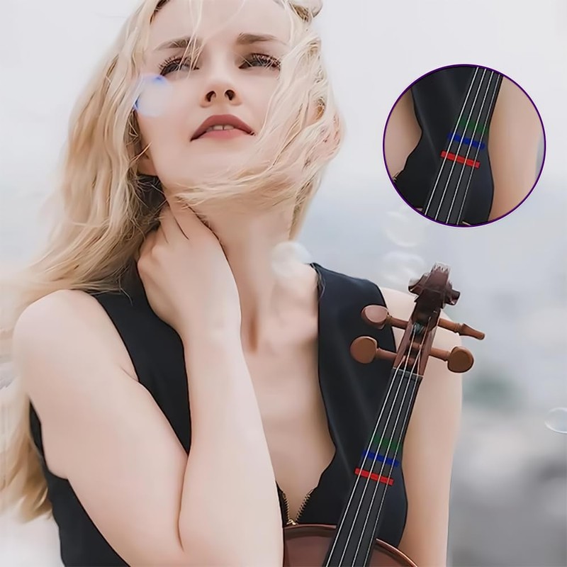 KDSSYFT 9 Rolls Fingerboard Stickers for Cello Violin Finger Stickers