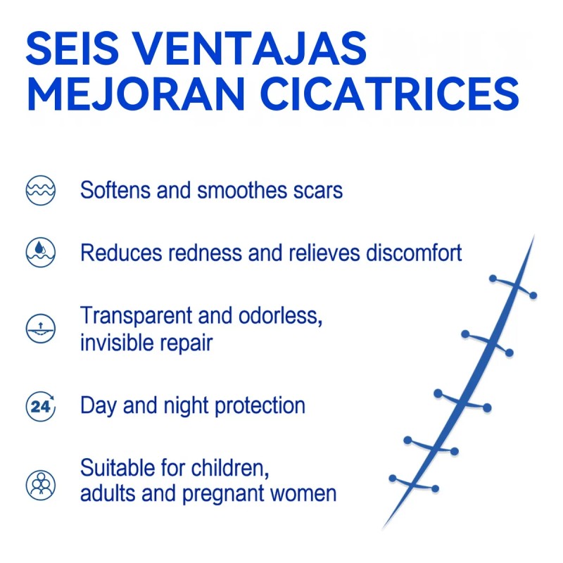 Cicatrizes Gel Reparador De Cicatrizes Fade Scars