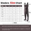 SEAKRU Waders for Men, Fishing Chest Waders Waterproof with Boots,