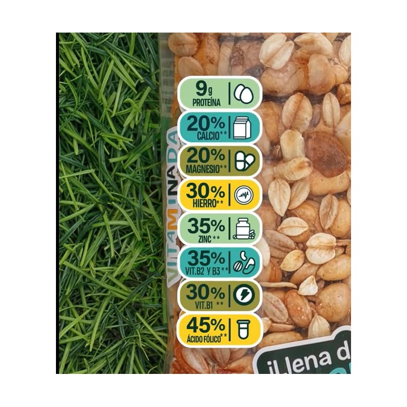 BARRAS CON VITAMINAS Y MINERALES| VARIOS SABORES | PACK 4