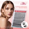 Volume Fluffy Lash Clusters DIY Kit - 8-16mm Waterproof Reusable