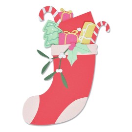 Sizzix Thinlits Metal Dies "Stocking Fillers" 14 Dies, NEW