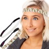 Hipsy Adjustable & No Slip Fashion Headbands for Women Strawberry
