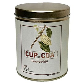 Cup of Coa Cocoa Tin | Gourmet Cocoa | Frothy Head & Creamy Base | Natural Ingredients | Can be served Hot & Cold | Best Hot Chocolate | Best Rich Drink | Made in USA