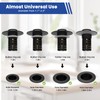 Hygie Rinse Upgraded 3 in 1 Bathroom Sink Stopper 2PCS