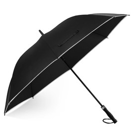 Auto opening Handle Umbrella StormProof Golf Umbrella for men, black