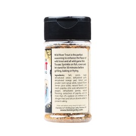 Hi Mountain Seasonings | WILD RIVER TROUT | Western Style Fish Seasoning for Cooking, Grilling, & BBQ | Also Delicious on Salmon, Walleye, Bass, Catfish, & More (4.8 Oz)