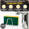 Stainless Steel Sponge Holder for Kitchen Sink – Compact &
