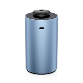 Airversa Waterless Essential Oil Diffuser for Home Aromatherapy Scent Diffusers with 3 Countdown Timer Settings or Timer-Off, 3 Mist Levels for Car Room Studio Office, ANX Premium Metal Ice Blue