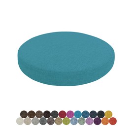 Lsjoaw Zabuton Cushion, 11.8 x 11.8 x 1.2 inches (30 x 30 x 3 cm) (single), Round, Seat Chair, Washable, Round, Floor Stool, Plain, High Resilience, Dining Chair, Colors 24