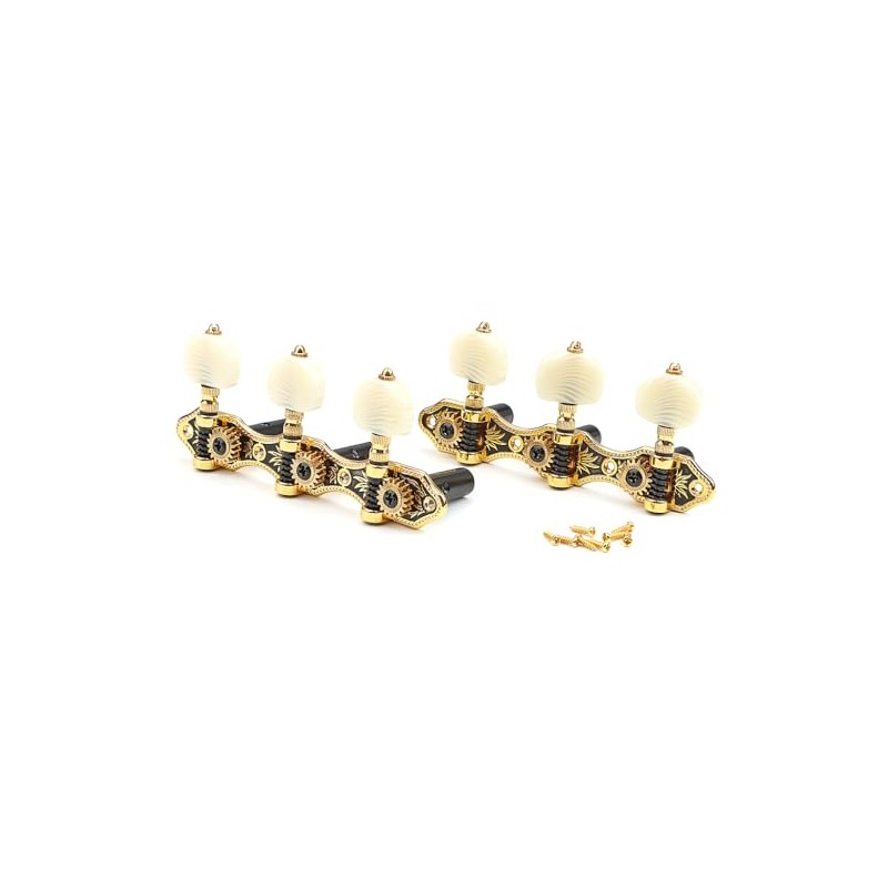 Domofa Classical Guitar Tuners 1:18 Ratio Open Frame Style Acoustic