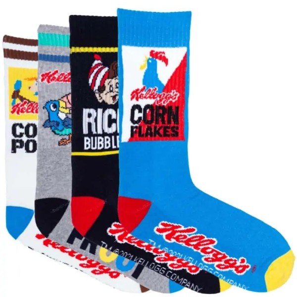 Mitch Dowd Kellogs 4 Pack Sports Socks