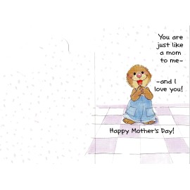Suzy's Zoo Ostrich Mother's Day  Cornelia O'Plume and Ollie Greeting Card