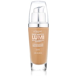 L'Oreal Paris True Match Lumi Maquillaje luminoso saludable, N7-8 Classic Tan Cappucino, 1 fl; oz