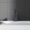 Basin Faucet Stainless Steel Surface Black Baking Paint Bathroom Sink