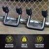 Bully Truck Black Powder Coated Hoop Side Step Set 2