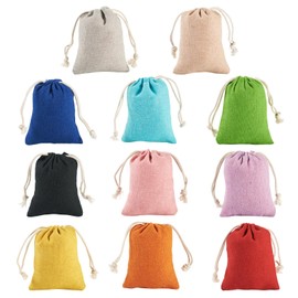 Craftdady 22 pcs Colorful Gift Bags Drawstring Packing Pouches Bag Small Cloth Jewelry Storage Pouch 11.8x8.75x0.55 cm for Wedding Party Shower Birthday Xmas Jewelry