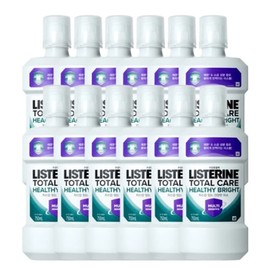 Listerine Total Care Healthy Bright 750ml 12 pieces / 리스테린 토탈케어 헬씨 브라이트 750ml 12개