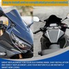 SHINKXMT Motorcycle Windscreen CBR650R Windscreen Wind Deflector Visor Cover Compatible