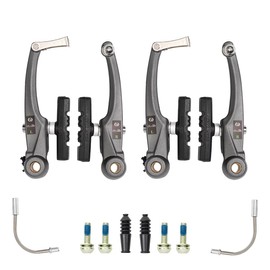 Chooee 2 Pairs Bicycle V Brake Set Front Rear V Brake for Shimano
