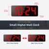 LED Digital Wall Clock with Large Display, Big Digits, Auto-Brightness,