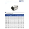 LM8UU Linear Bearings 8 mm Pack of 4
