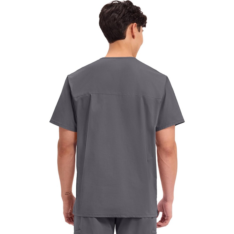 Cherokee Men's V-Neck Top Traditional fit with 4 Pockets, Ultra