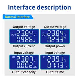 ZK-5KX Direct Current Voltage Auto-Lifting Module Constant Voltage and Constant Current Regulator LCD Display with Intelligent Temperature Control Fan
