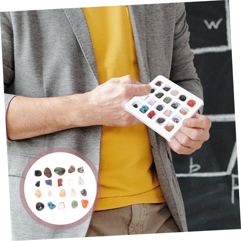 Totority Friendly Geology 20 Polished Crystal Specimens for Educational Rock