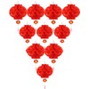 ASIAN HOME Red Paper Lantern Hanging Lanterns for Chinese Spring