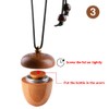 RoyAroma Wooden Acorn Essential Oil Car Diffuser Air Freshener Hang