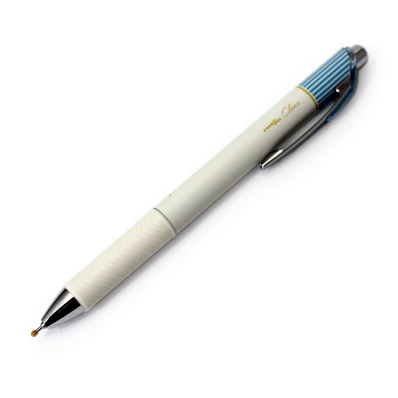 EnerGel Ballpoint Pen, Klena, 0.4mm, Extra Fine Point, Saxophone Blue