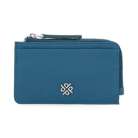 Picard Handsome Women's Key Case Made of Real Leather, Small, with Zip, Key Case, Everyday Use, Going Out, petrol