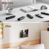 GIGIFTREE Remote Control Holder, 5-Slot TV Remote Holder Wall Mount