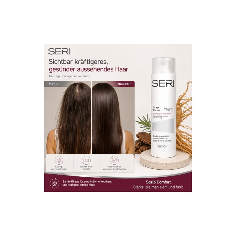 Farcom SERI Scalp Comfort Shampoo suitable for hair loss cases