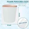 50 Pack Foam Pouches 8x8 inch, Cushion Foam Pouches for